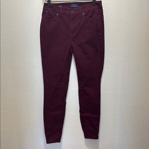 Talbots Burgundy Jegging, Size 6P